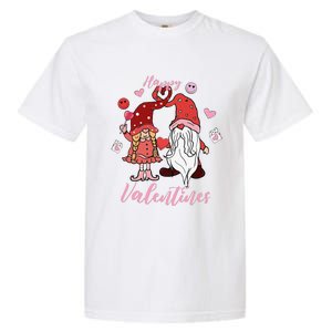 Happy Valentines Day Gnomes Dice Hearts Love Garment-Dyed Heavyweight T-Shirt