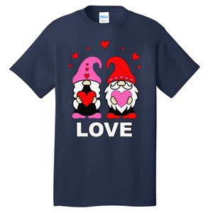 Happy Valentines Day Gnomes Elves Elf Love Anniversary Tall T-Shirt