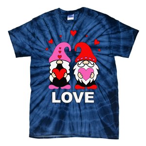 Happy Valentines Day Gnomes Elves Elf Love Anniversary Tie-Dye T-Shirt