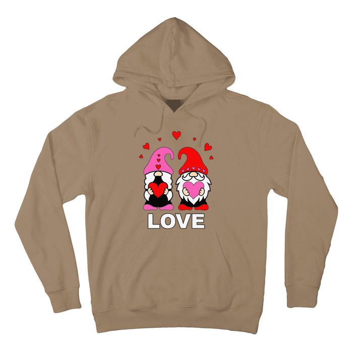 Happy Valentines Day Gnomes Elves Elf Love Anniversary Hoodie