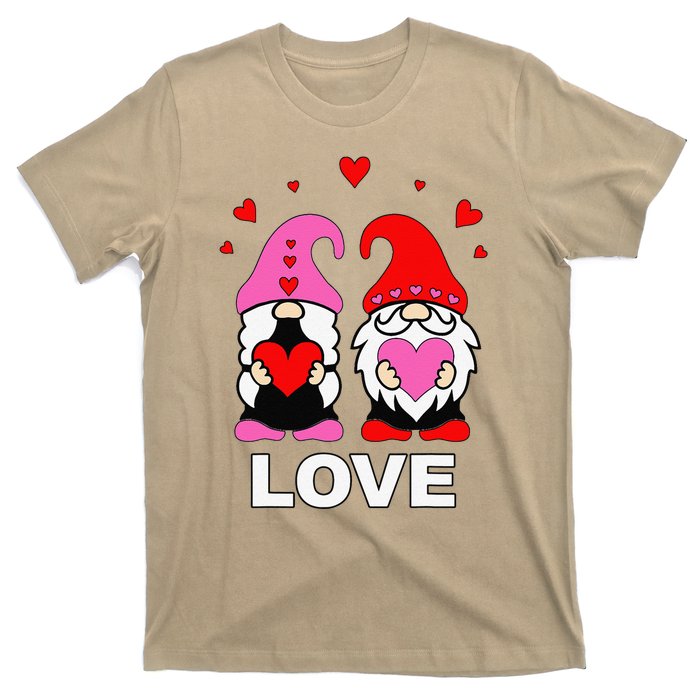 Happy Valentines Day Gnomes Elves Elf Love Anniversary T-Shirt