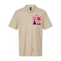 Happy Valentines Day Gnomes Elves Elf Love Anniversary Softstyle Adult Sport Polo