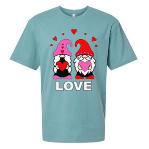 Happy Valentines Day Gnomes Elves Elf Love Anniversary Sueded Cloud Jersey T-Shirt