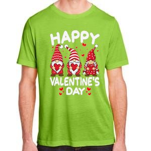 Happy Valentines Day Gnomes Funny Matching Three Gnomies Adult ChromaSoft Performance T-Shirt