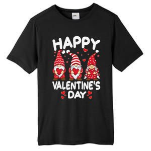 Happy Valentines Day Gnomes Funny Matching Three Gnomies Tall Fusion ChromaSoft Performance T-Shirt