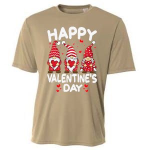 Happy Valentines Day Gnomes Funny Matching Three Gnomies Cooling Performance Crew T-Shirt