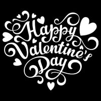 Happy Valentines Day Shaped Heart Cropped Pullover Crew