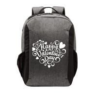 Happy Valentines Day Shaped Heart Vector Backpack