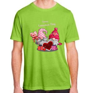 Happy Valentines Day Gnomes Heart Valentine Day For Adult ChromaSoft Performance T-Shirt