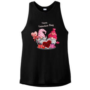 Happy Valentines Day Gnomes Heart Valentine Day For Ladies PosiCharge Tri-Blend Wicking Tank