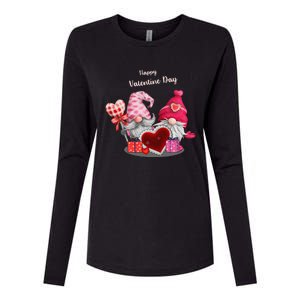 Happy Valentines Day Gnomes Heart Valentine Day For Womens Cotton Relaxed Long Sleeve T-Shirt