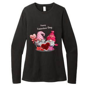 Happy Valentines Day Gnomes Heart Valentine Day For Womens CVC Long Sleeve Shirt