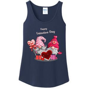 Happy Valentines Day Gnomes Heart Valentine Day For Ladies Essential Tank