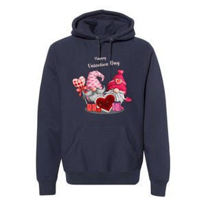 Happy Valentines Day Gnomes Heart Valentine Day For Premium Hoodie