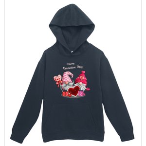 Happy Valentines Day Gnomes Heart Valentine Day For Urban Pullover Hoodie