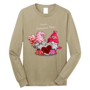 Happy Valentines Day Gnomes Heart Valentine Day For Long Sleeve Shirt