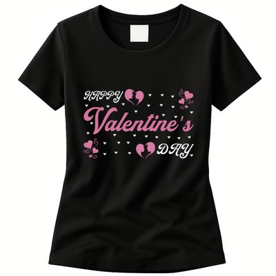 Happy Valentine's Day Funny Valentines Day Womens T-Shirt