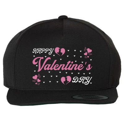 Happy Valentine's Day Funny Valentines Day Wool Snapback Cap