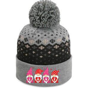 Happy Valentines Day Gnomes Love Matching Couples The Baniff Cuffed Pom Beanie