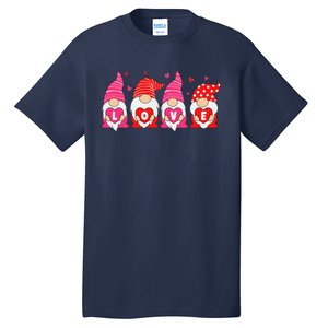 Happy Valentines Day Gnomes Love Matching Couples Tall T-Shirt