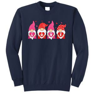 Happy Valentines Day Gnomes Love Matching Couples Tall Sweatshirt