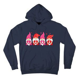 Happy Valentines Day Gnomes Love Matching Couples Tall Hoodie