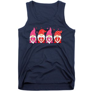 Happy Valentines Day Gnomes Love Matching Couples Tank Top