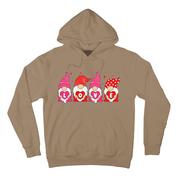 Happy Valentines Day Gnomes Love Matching Couples Hoodie