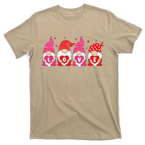 Happy Valentines Day Gnomes Love Matching Couples T-Shirt