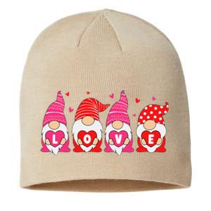 Happy Valentines Day Gnomes Love Matching Couples Sustainable Beanie