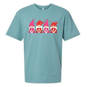 Happy Valentines Day Gnomes Love Matching Couples Sueded Cloud Jersey T-Shirt