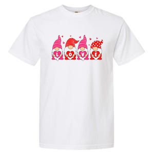 Happy Valentines Day Gnomes Love Matching Couples Garment-Dyed Heavyweight T-Shirt