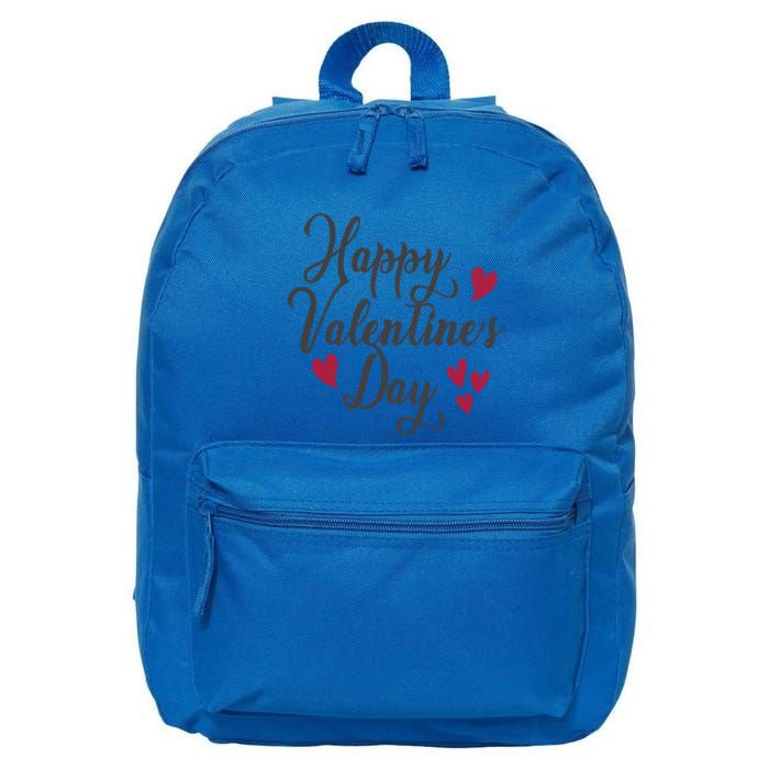Happy ValentineS Day Hearts Great Gift 16 in Basic Backpack