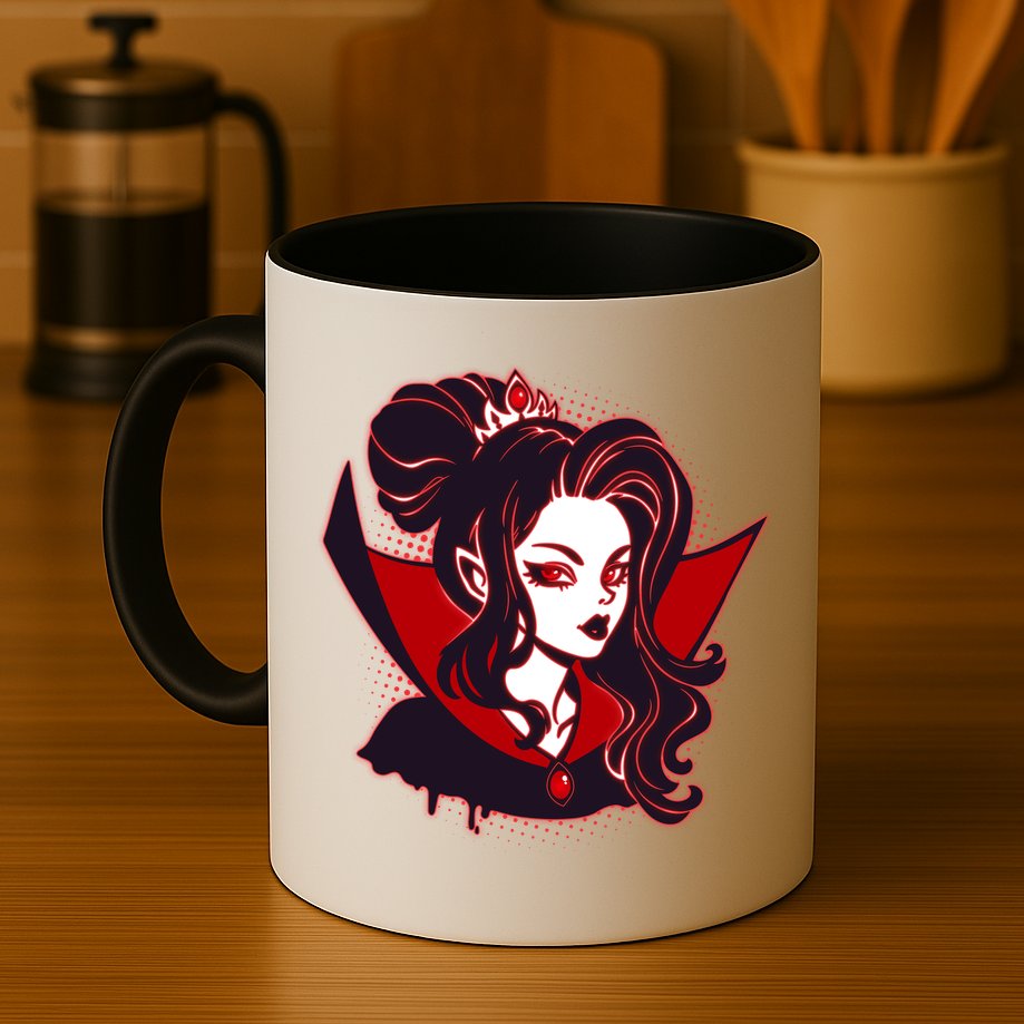 Halloween Dracula Vampire Princess Mug