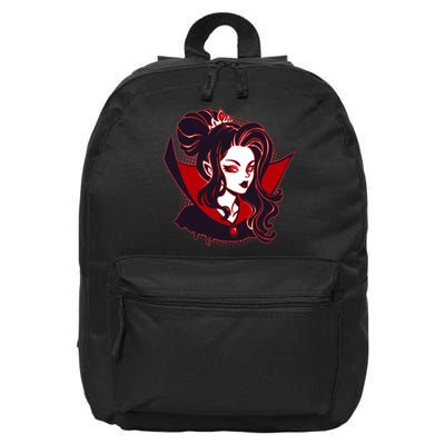 Halloween Dracula Vampire Princess 16 in Basic Backpack
