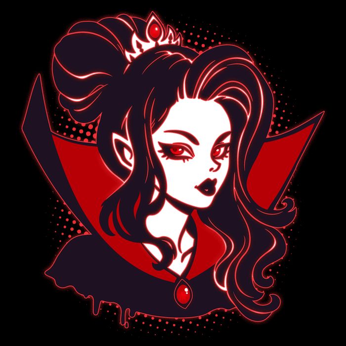 Halloween Dracula Vampire Princess Tall Long Sleeve T-Shirt