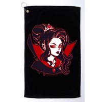 Halloween Dracula Vampire Princess Golf Towel