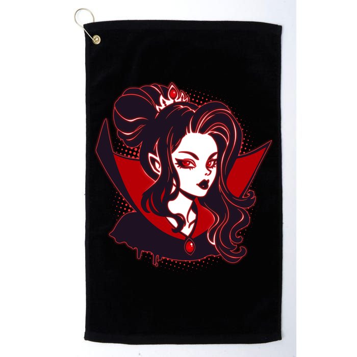 Halloween Dracula Vampire Princess Golf Towel