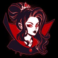 Halloween Dracula Vampire Princess Crop Top