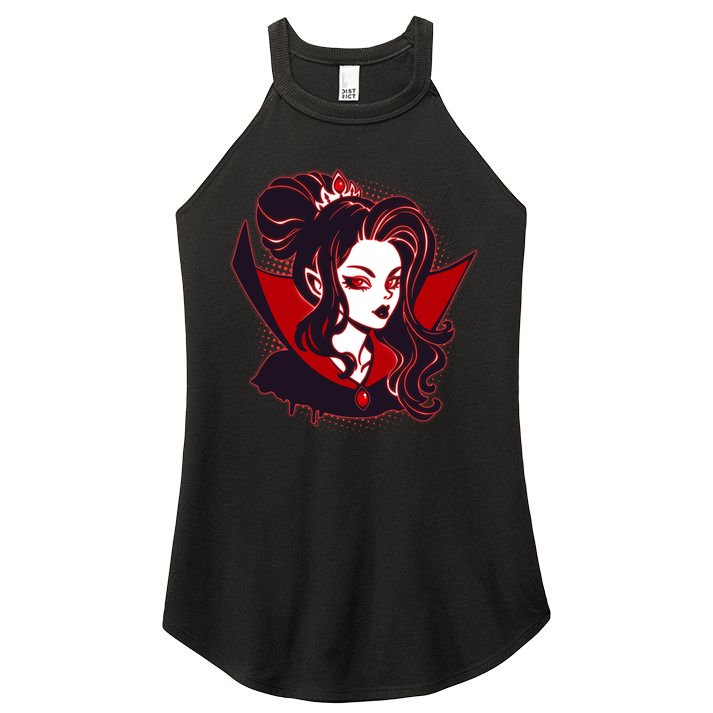 Halloween Dracula Vampire Princess Women's Perfect Tri Rocker Tank