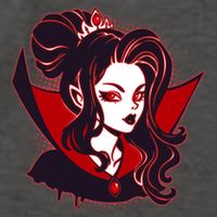 Halloween Dracula Vampire Princess Vector Backpack