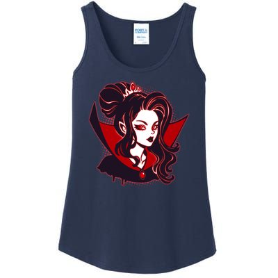 Halloween Dracula Vampire Princess Ladies Essential Tank