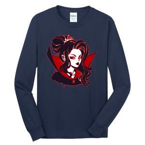 Halloween Dracula Vampire Princess Tall Long Sleeve T-Shirt