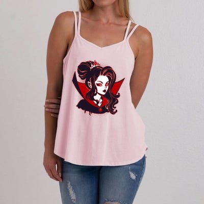 Halloween Dracula Vampire Princess Women's Strappy Tank