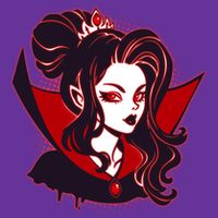 Halloween Dracula Vampire Princess Youth Performance Sprint T-Shirt