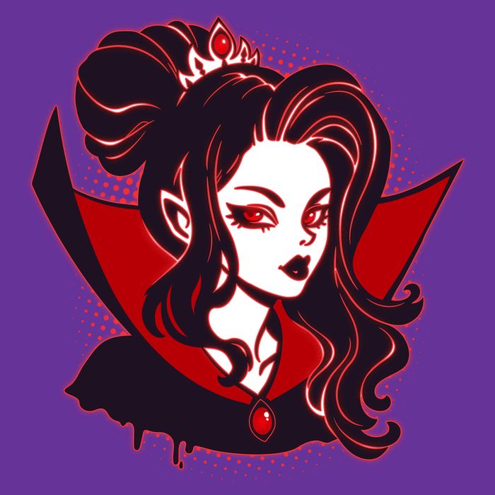 Halloween Dracula Vampire Princess Youth Performance Sprint T-Shirt