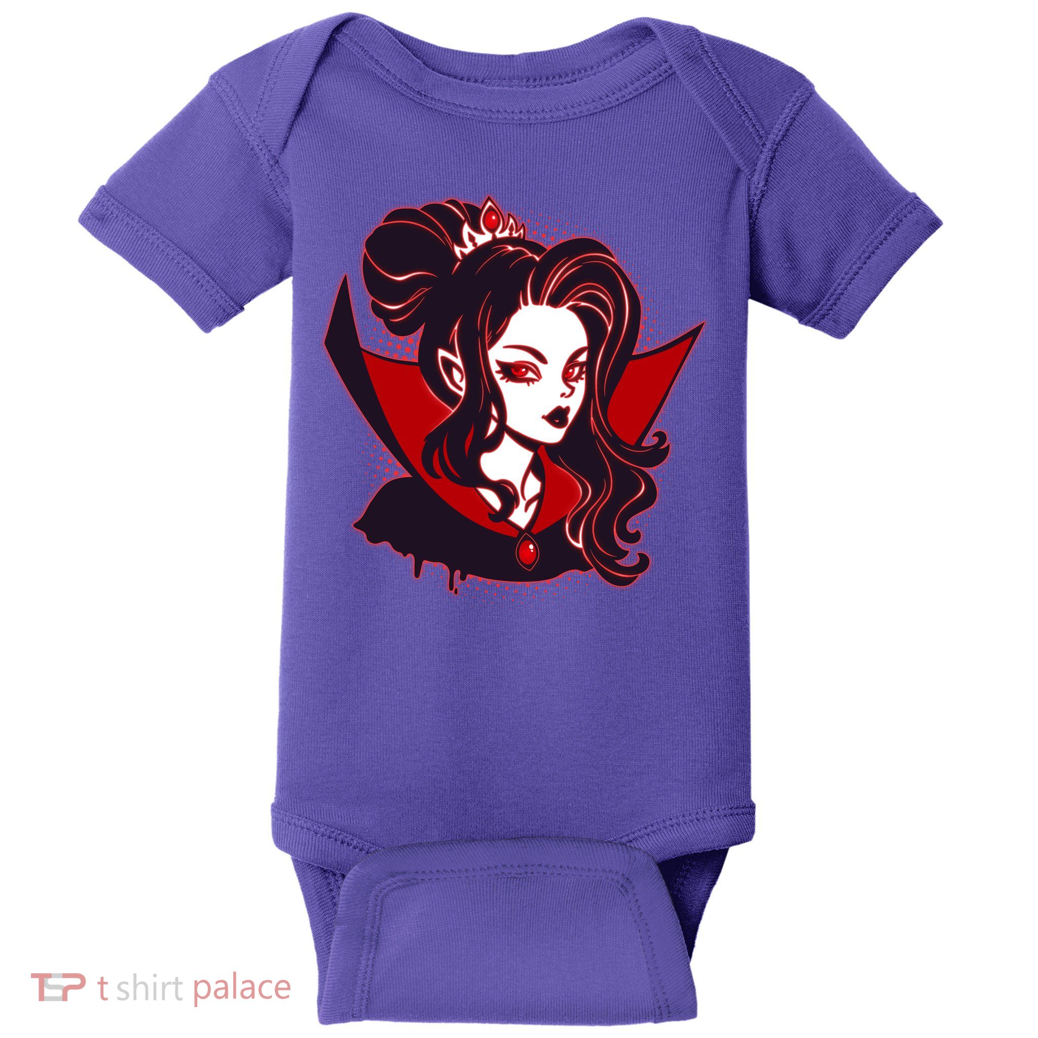 Halloween Dracula Vampire Princess Baby Bodysuit
