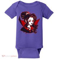 Halloween Dracula Vampire Princess Baby Bodysuit