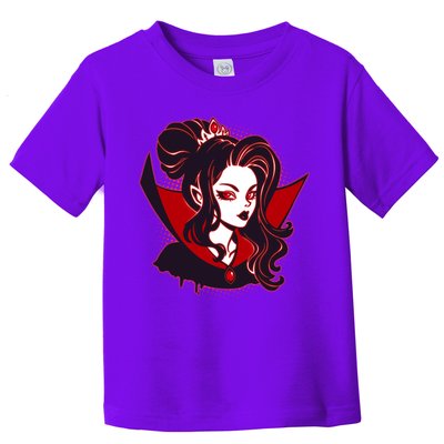 Halloween Dracula Vampire Princess Toddler T-Shirt