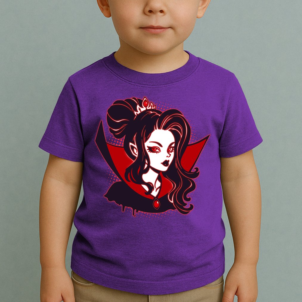 Halloween Dracula Vampire Princess Toddler T-Shirt